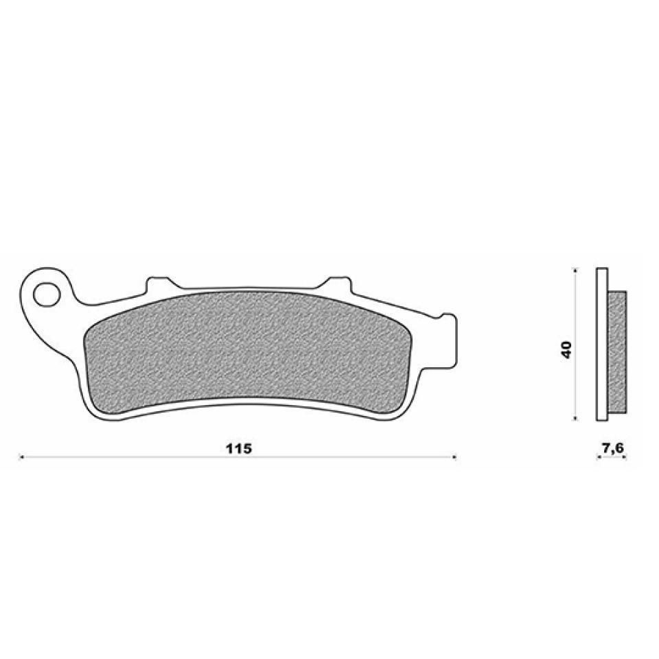 Plaquette de frein CL BRAKES pour Moto Honda 1000 Varadero 1999 à 2002 Neuf