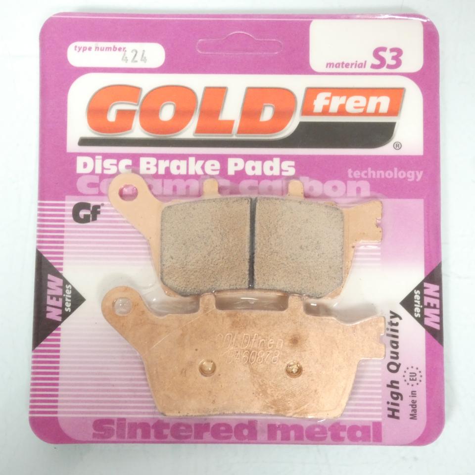 Plaquette de frein Gold Fren pour Moto Yamaha 850 NIKEN 2018 à 2022 GF424 S3 Neuf