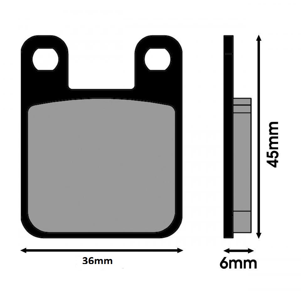 Plaquette de frein Polini pour Moto Gilera 50 GSM Après 1999 Neuf