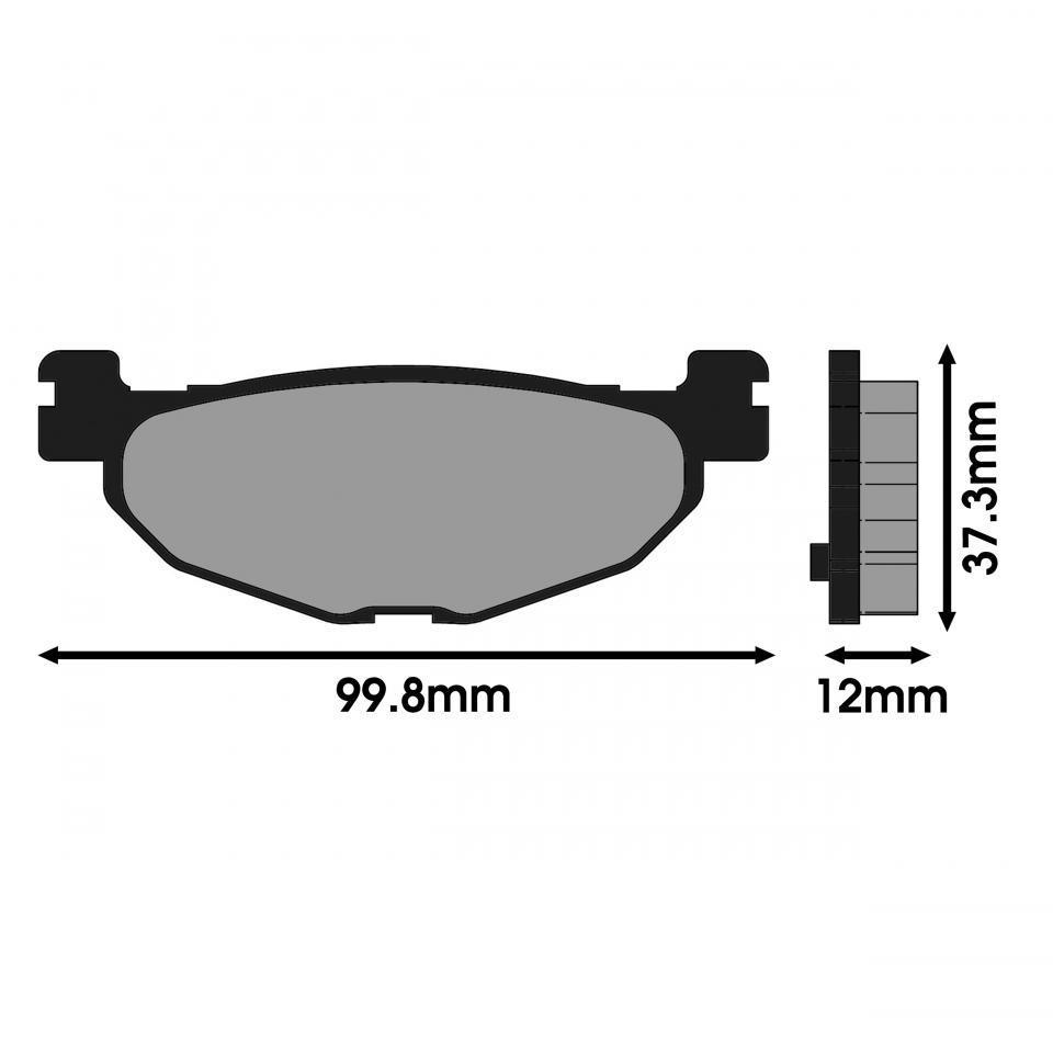 Plaquette de frein Polini pour Scooter MBK 400 Skyliner 2008 à 2020 174.0078 Neuf