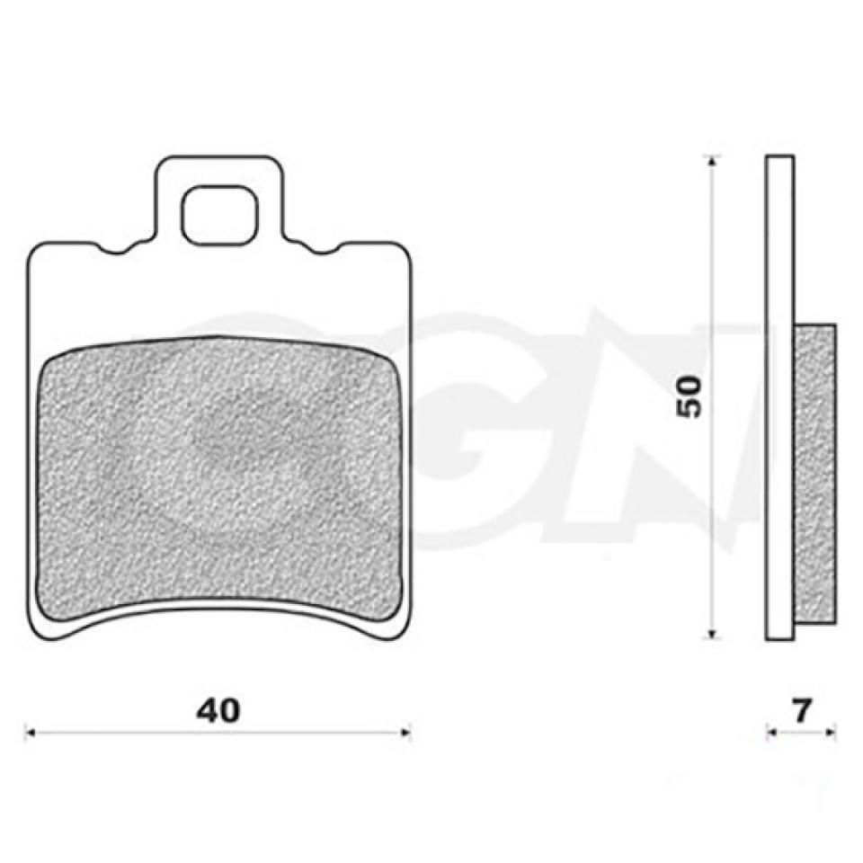 Plaquette de frein Doppler pour Scooter Generic 50 ONYX Après 2010 Neuf
