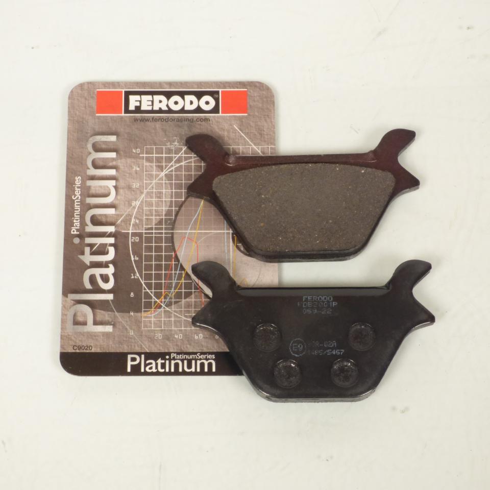 Plaquette de frein Ferodo pour moto Harley Davidson 1340 FLSTF Fat Boy 1990 à 1999 AR / FDB2001P Neuf
