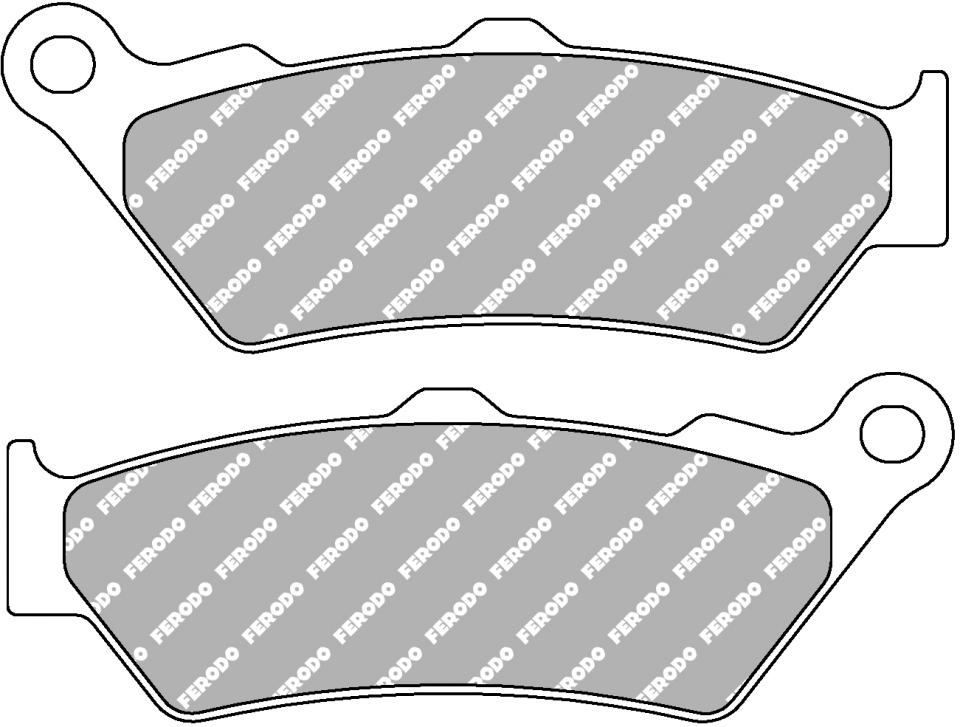 Plaquette de frein Ferodo pour Moto Triumph 1600 Thunderbird 2009 à 2015 AR Neuf