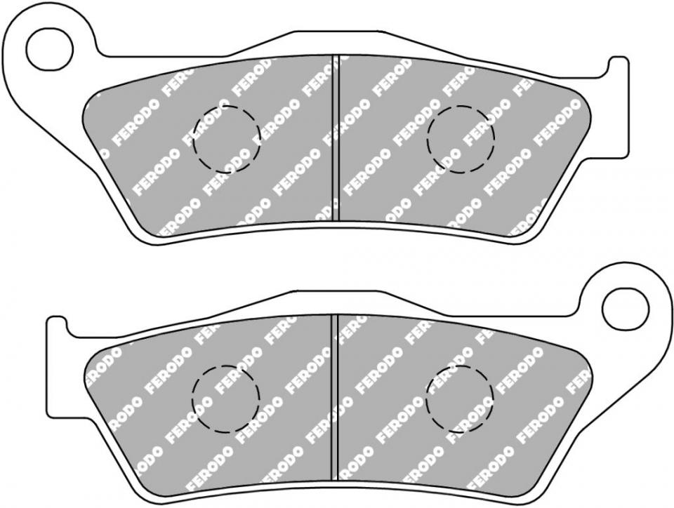 Plaquette de frein Ferodo pour Moto Husaberg 390 FE 2010 à 2012 AV Neuf