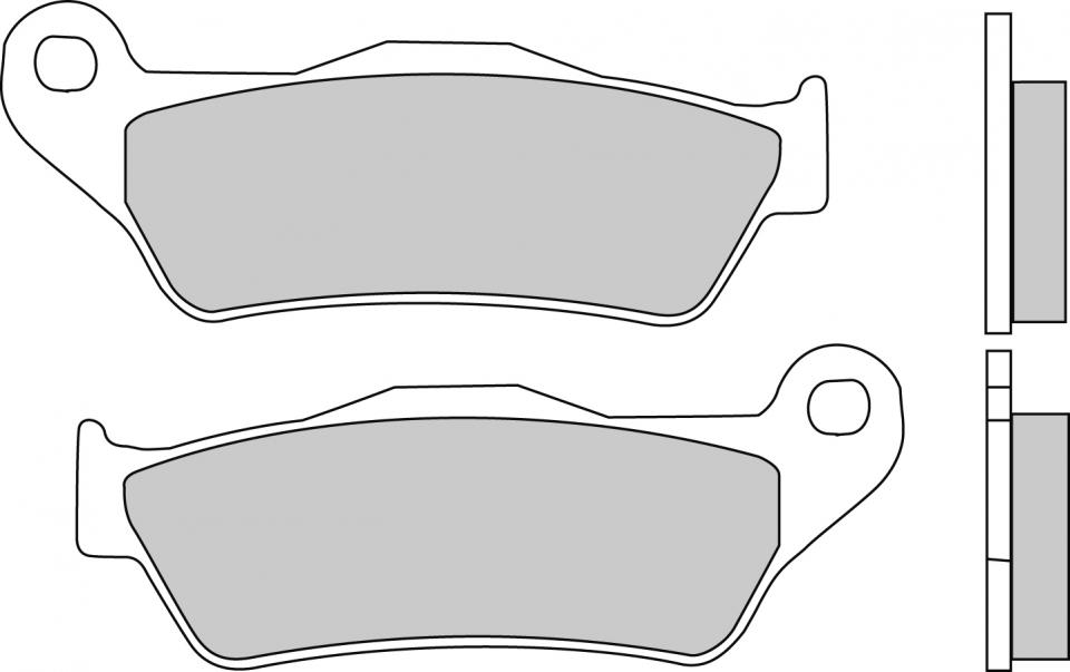 Plaquette de frein Ferodo pour Moto BMW 1200 K S Abs 2005 à 2008 AR Neuf