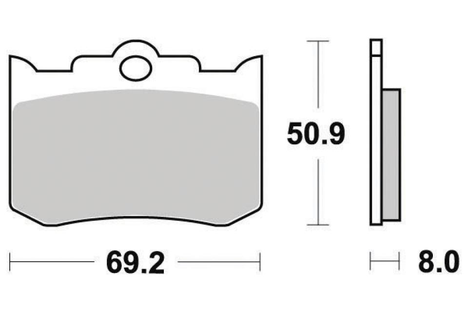 Plaquette de frein Ferodo pour Moto INDIAN 1450 Scout 2002 à 2008 AV / AR Neuf