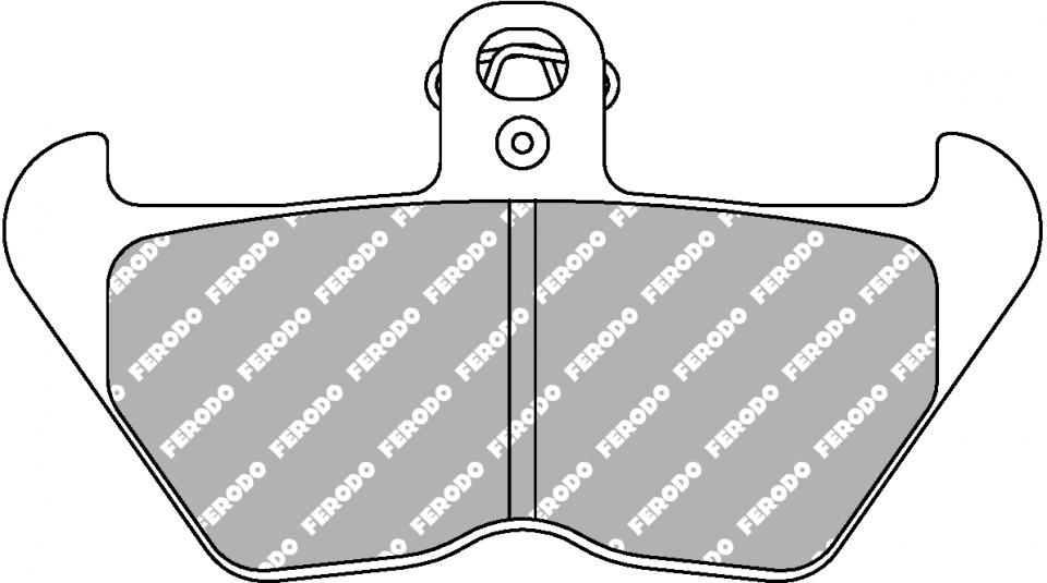 Plaquette de frein Ferodo pour Moto BMW 1150 R GS 2000 à 2001 AVG / AVD Neuf