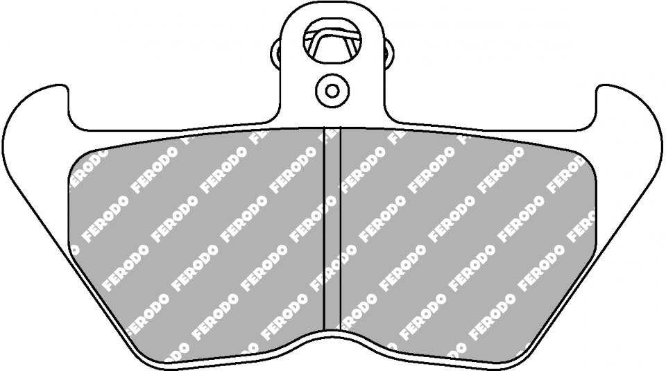 Plaquette de frein Ferodo pour Moto BMW 1100 R Rs Abs 1994 à 2001 AVG / AVD Neuf