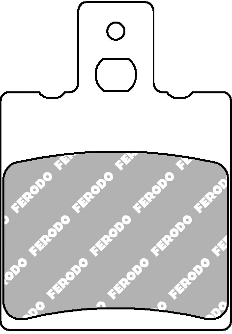 Plaquette de frein Ferodo pour Scooter Hyosung 125 MS1 Exceed 2002 à 2006 AV Neuf