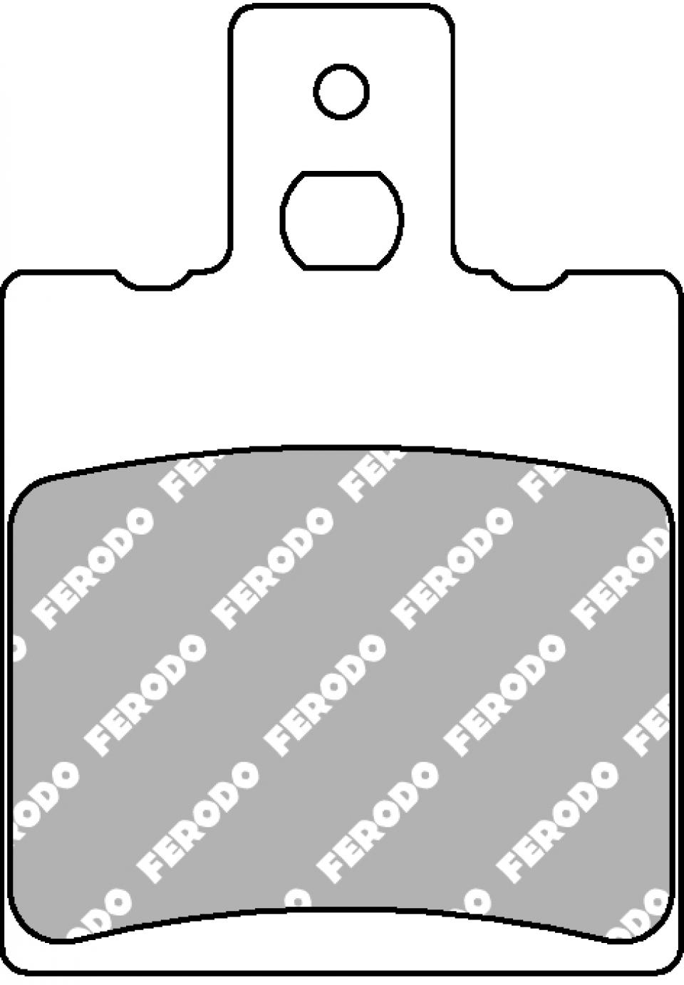 Plaquette de frein Ferodo pour Scooter Aprilia 125 Leonardo 1996 à 1998 MB000/MBA00 / AV Neuf