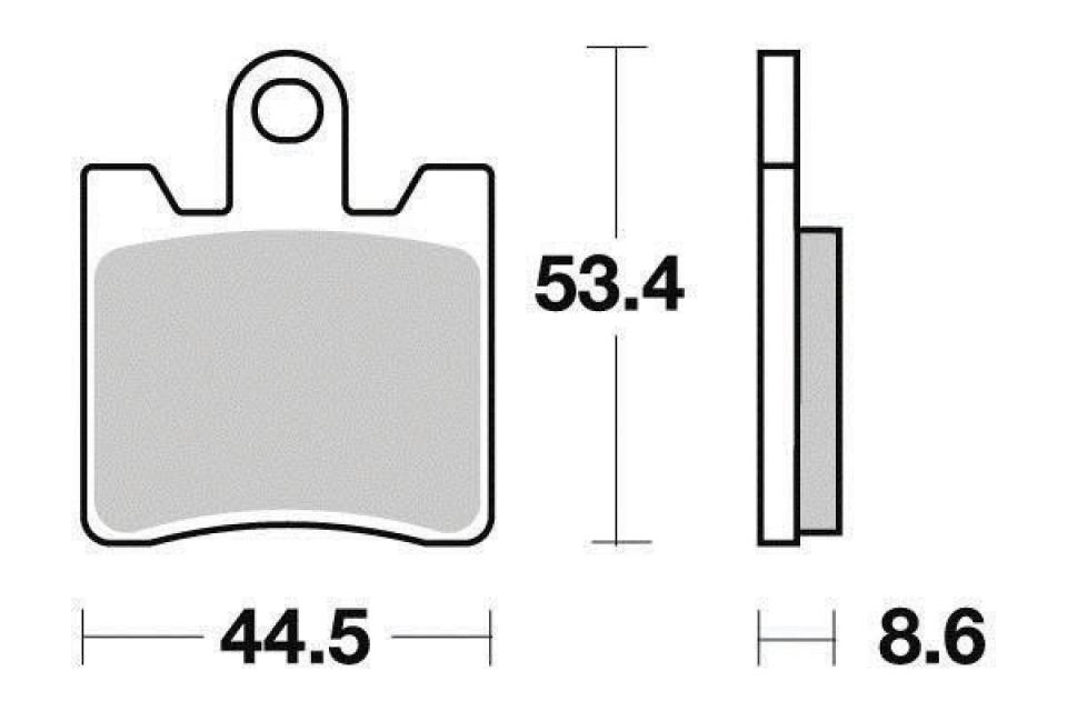 Plaquette de frein Ferodo pour Moto Yamaha 1300 FJR A/AS-AE TCS GT 2013 à 2019 AVG / AVD Neuf