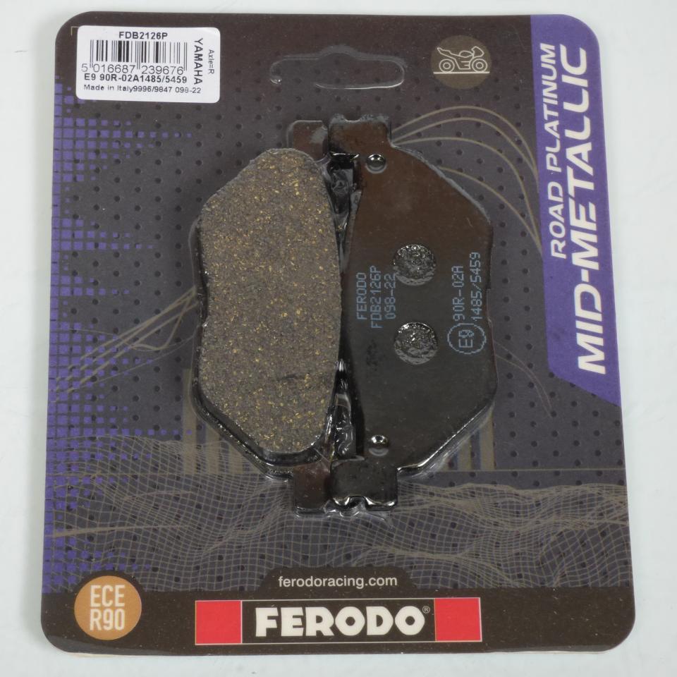 Plaquette de frein Ferodo pour Scooter Yamaha 500 T-Max 2001 à 2003 SJ011/4/5/6 / AR / FDB2126P Neuf
