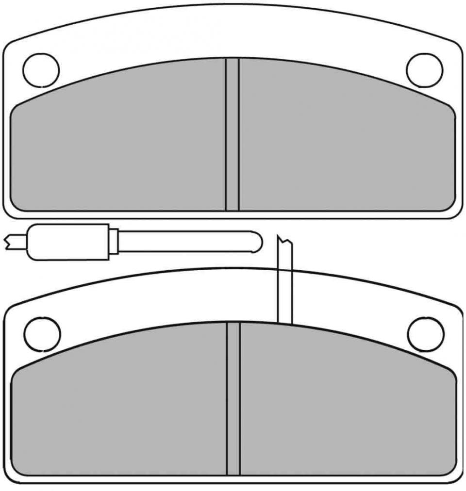 Plaquette de frein Ferodo pour Auto FDB2154P Neuf