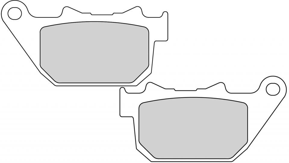 Plaquette de frein Ferodo pour Moto Harley Davidson 1200 Xl L Sportster 2007 à 2011 AR Neuf