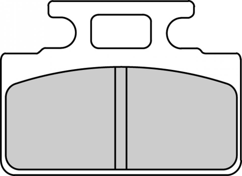 Plaquette de frein Ferodo pour Scooter Honda 80 Nh Lead 1986 AV / FDB2192AG Neuf