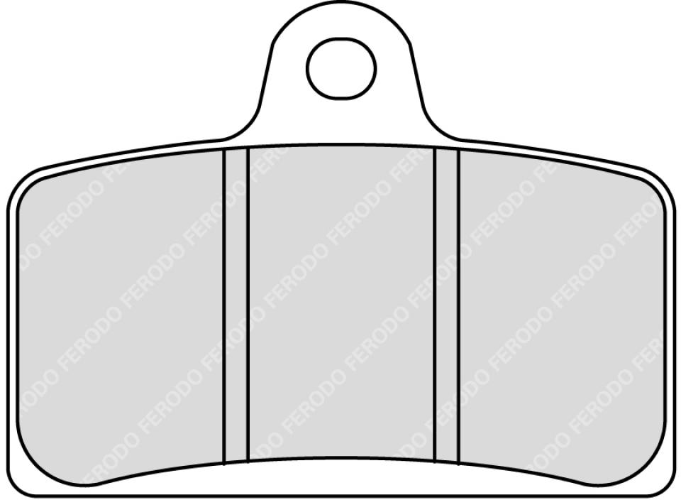 Plaquette de frein Ferodo pour Moto Peugeot 50 XR7 2008 à 2014 VGA RX50PR / AV Neuf