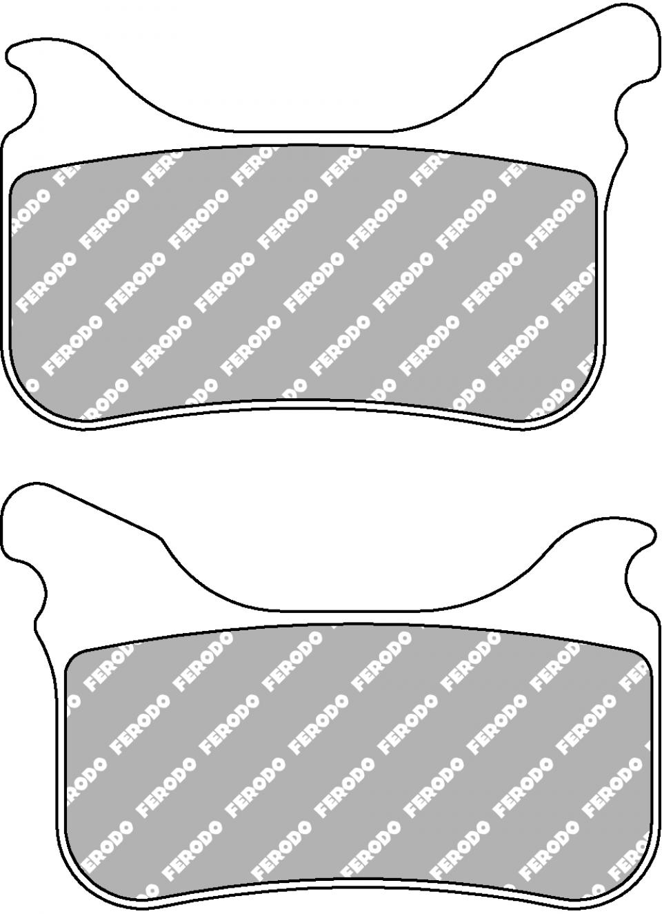 Plaquette de frein Ferodo pour Moto KTM 525 SMR 2004 à 2007 AV Neuf