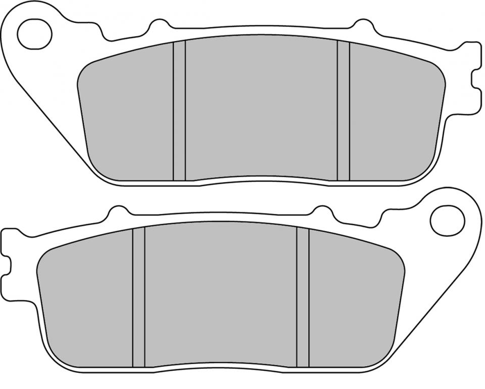 Plaquette de frein Ferodo pour Moto Honda 1200 VFR F 2010 à 2011 AR Neuf