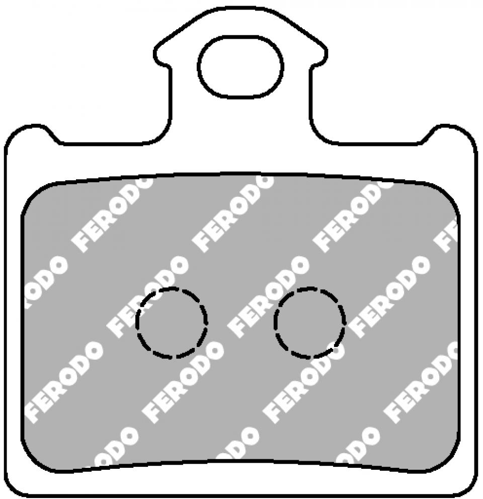 Plaquette de frein Ferodo pour Moto Husqvarna 65 CR 2011 à 2012 AR Neuf