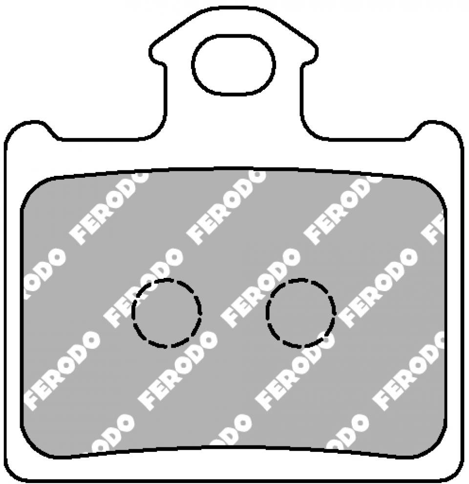 Plaquette de frein Ferodo pour Moto Husqvarna 65 CR 2011 à 2012 AR Neuf