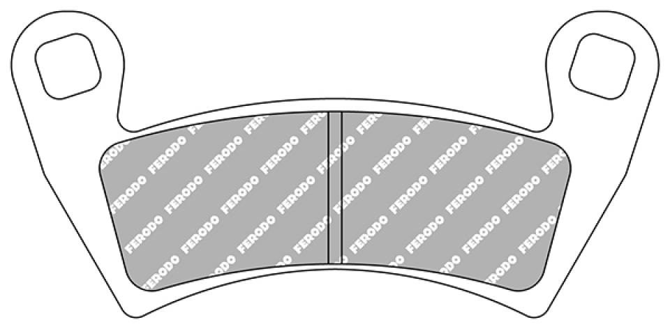 Plaquette de frein Ferodo pour Quad Polaris 800 Ranger 2013 à 2014 AV / AR Neuf