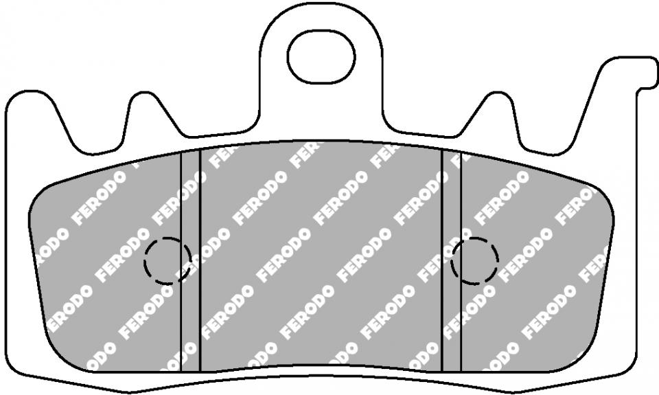 Plaquette de frein Ferodo pour Moto Ducati 820 Hypermotard Sp 2016 à 2018 AV Neuf