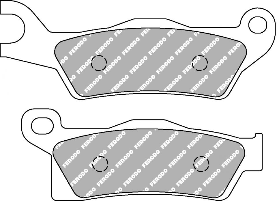 Plaquette de frein Ferodo pour Quad CAN-AM 1000 Outlander Xtp 2013 à 2014 ARD Neuf