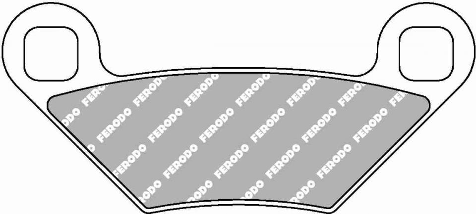 Plaquette de frein Ferodo pour Quad Polaris 1000 SCRAMBLER XP EPS 2015 AV / AR Neuf