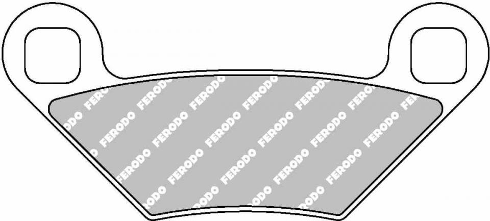 Plaquette de frein Ferodo pour Quad Polaris 400 Sportsman 2011 à 2012 AR Neuf