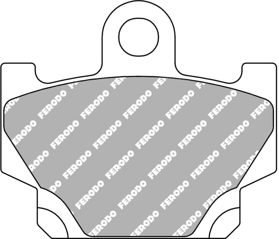 Plaquette de frein Ferodo pour Moto Yamaha 125 Rd Lc1 1982 à 1984 AV Neuf