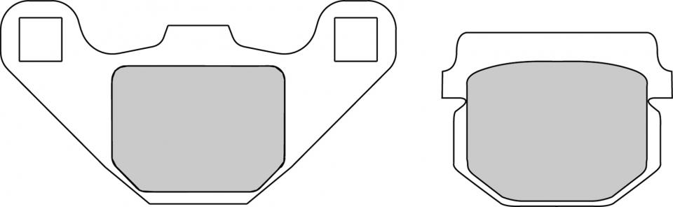 Plaquette de frein Ferodo pour Quad TGB 500 BLADE SL 2018 à 2022 AV Neuf