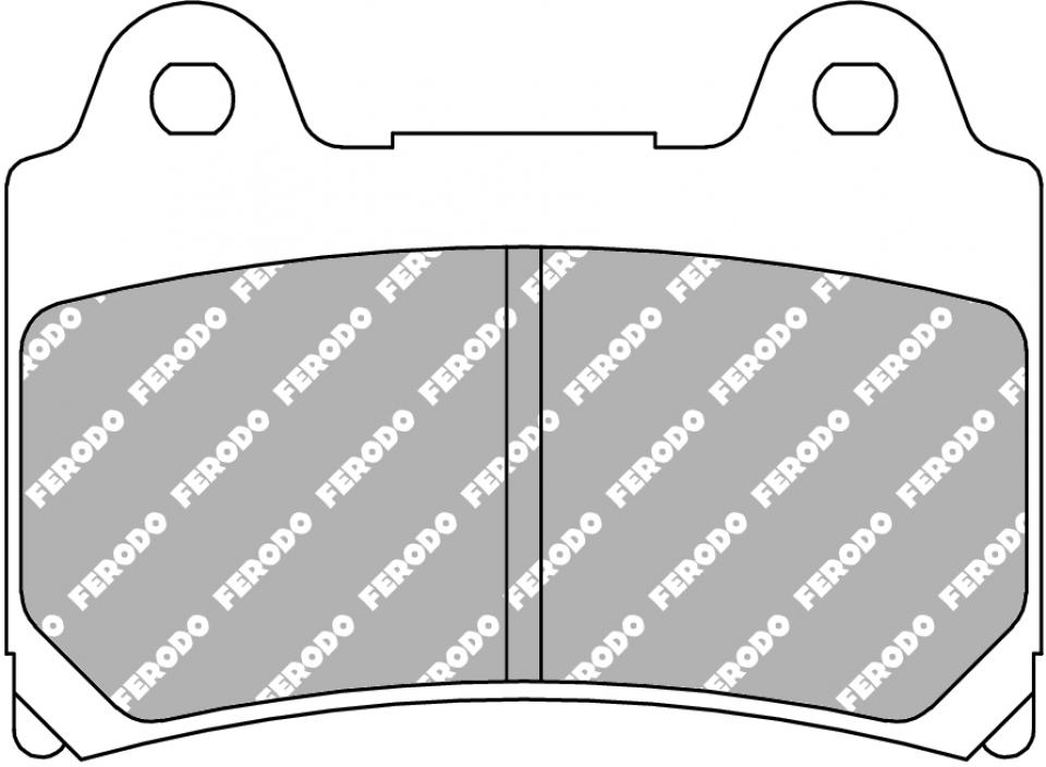 Plaquette de frein Ferodo pour Moto Yamaha 250 TDR 1988 à 1992 AV / FDB449ST Neuf