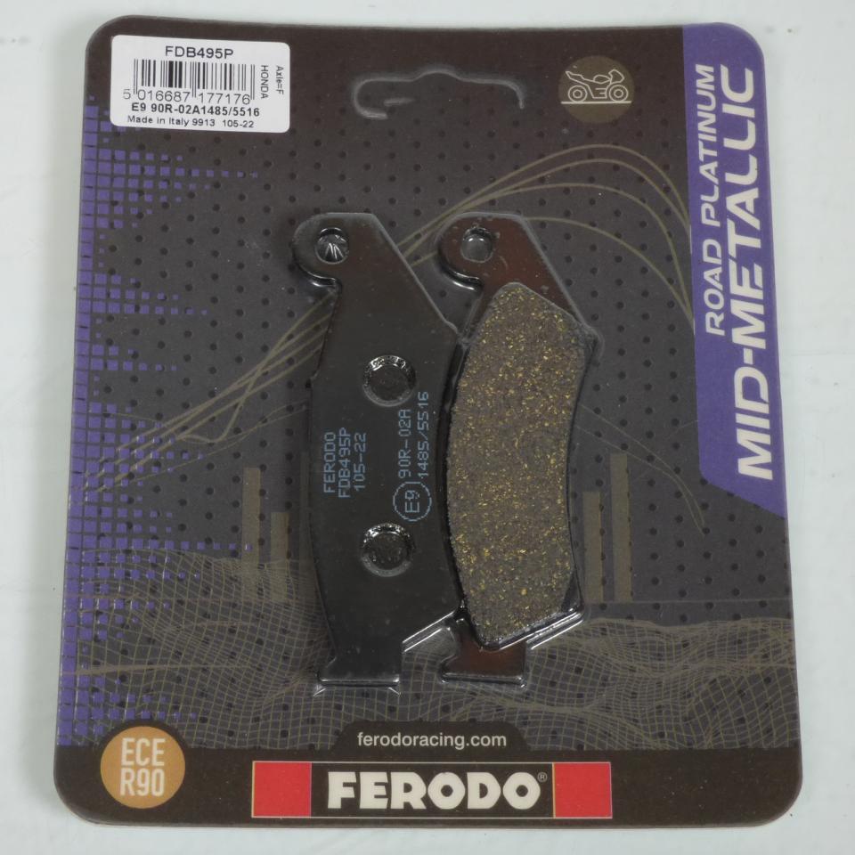 Plaquette de frein Ferodo pour Moto Honda 250 Nx J 1988 à 1994 AV Neuf