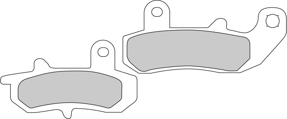 Plaquette de frein Ferodo pour Moto Suzuki 600 DR 1986 à 1989 SN41A / AR Neuf