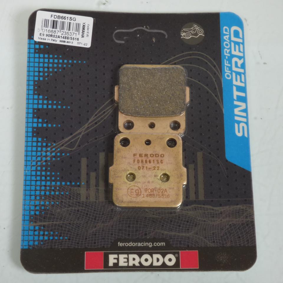 Plaquette de frein Ferodo pour Moto Kawasaki 450 KFX 2012 à 2014 SF450BBB / AR Neuf