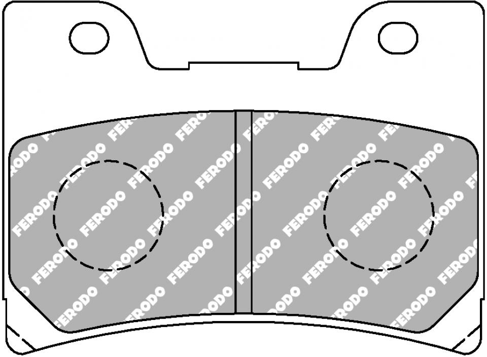 Plaquette de frein Ferodo pour Moto Yamaha 600 FZR R 1994 à 1999 AVG / AVD Neuf