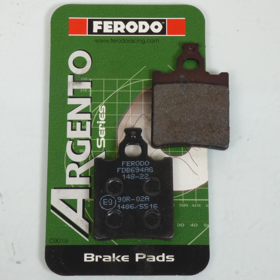 Plaquette de frein Ferodo pour Moto Aprilia 50 Tuareg 1990 à 1992 FL / AR Neuf