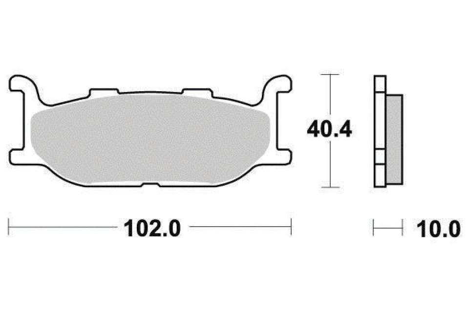 Plaquette de frein Ferodo pour Moto Yamaha 900 Xj S Diversion 1995 à 2003 AVG / AVD Neuf