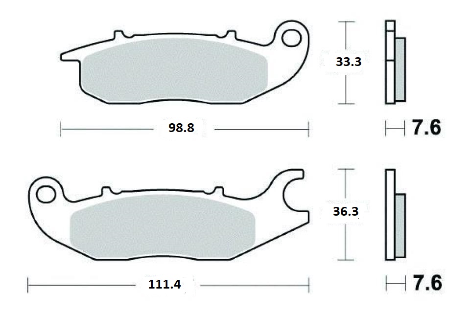 Plaquette de frein Ferodo pour Scooter Piaggio 125 1 ELECTRIC Après 2022 AV / FDB2169EF Neuf