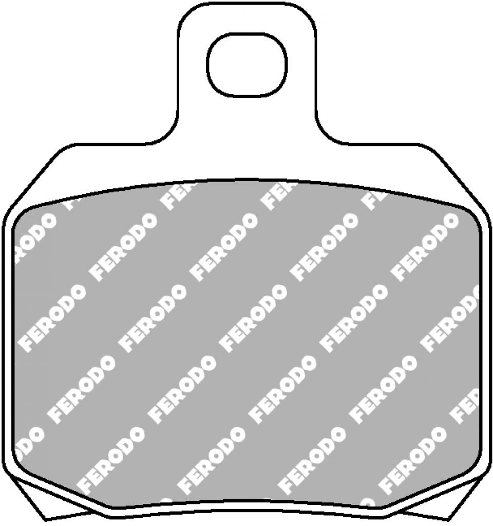 Plaquette de frein Ferodo pour Moto Ducati 850 Streetfighter 2012 MF102AA/3AA / AR Neuf