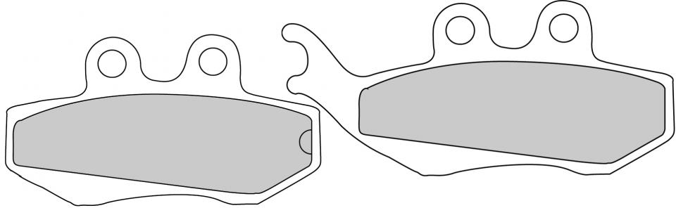 Plaquette de frein Ferodo pour Scooter Peugeot 125 Satelis 2008 à 2009 VGA J2ACAA / AV Neuf