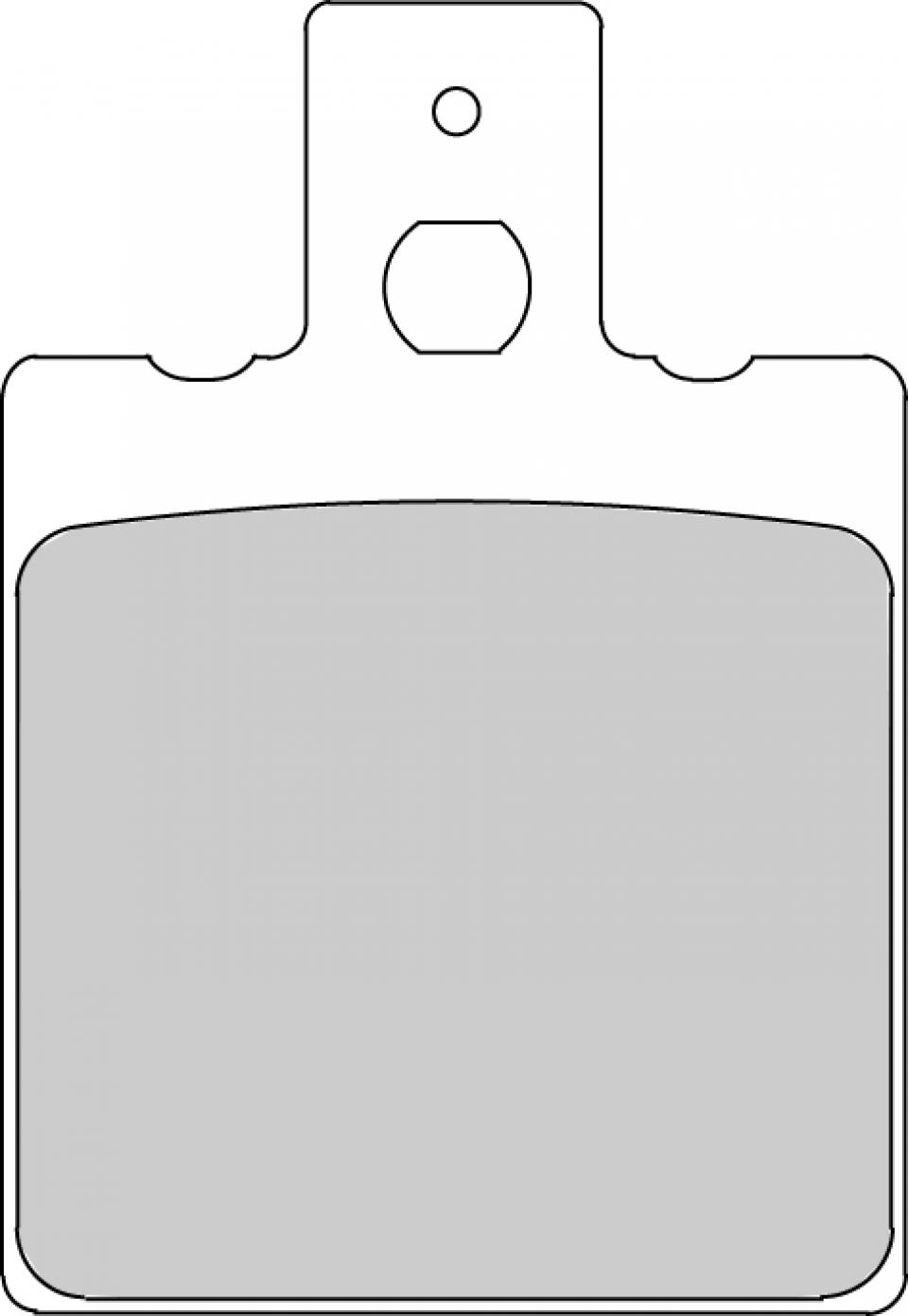 Plaquette de frein Ferodo pour Scooter Hyosung 125 MS1 Exceed 2002 à 2006 AV Neuf