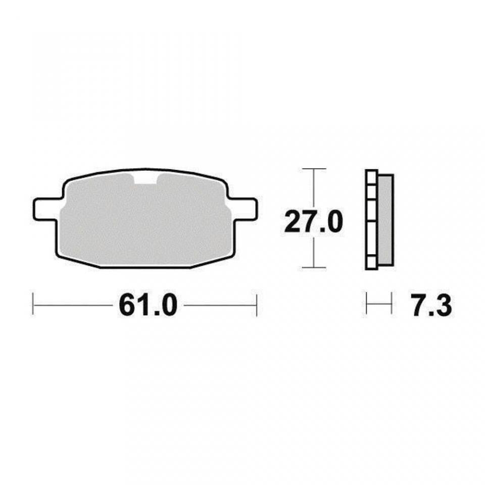 Plaquette de frein Ferodo pour Moto Fantic 50 Big wheel 1994 AV Neuf