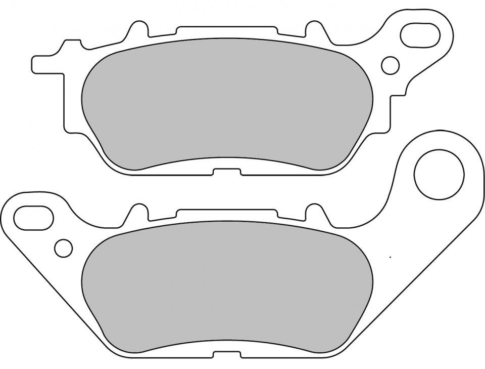 Plaquette de frein Ferodo pour Scooter Yamaha 125 Gpd A N-Max 2015 à 2023 AR Neuf