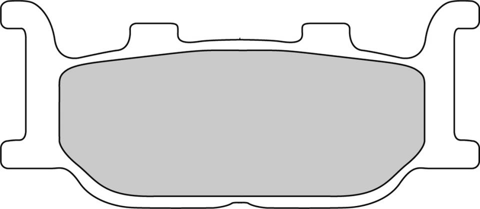 Plaquette de frein Ferodo pour Scooter Italjet 125 Jupiter 2002 à 2003 AV / FDB2003SM Neuf