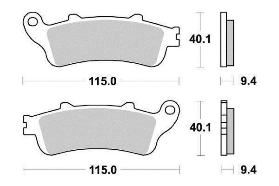 Plaquette de frein Ferodo pour Moto Honda 1300 ST 2002 à 2008 SC51C / AR Neuf