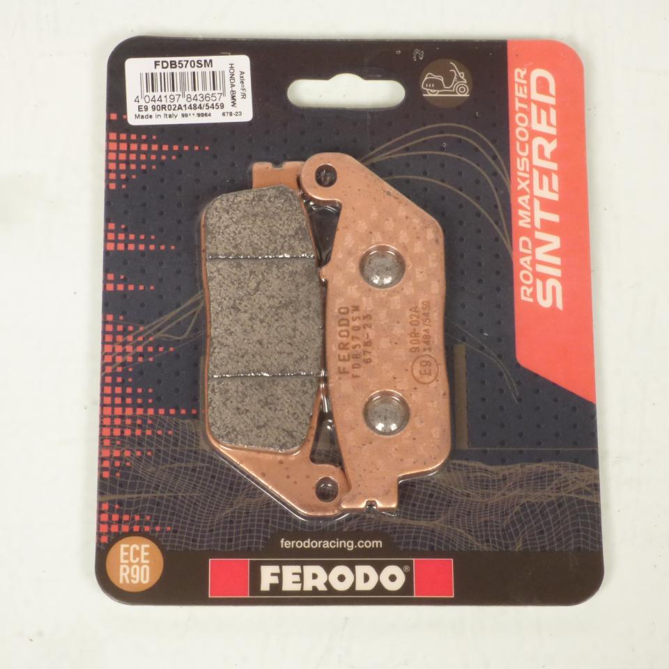 Plaquette de frein Ferodo pour Scooter Kymco 250 X-Citing i 2006 à 2009 AVG / AVD Neuf