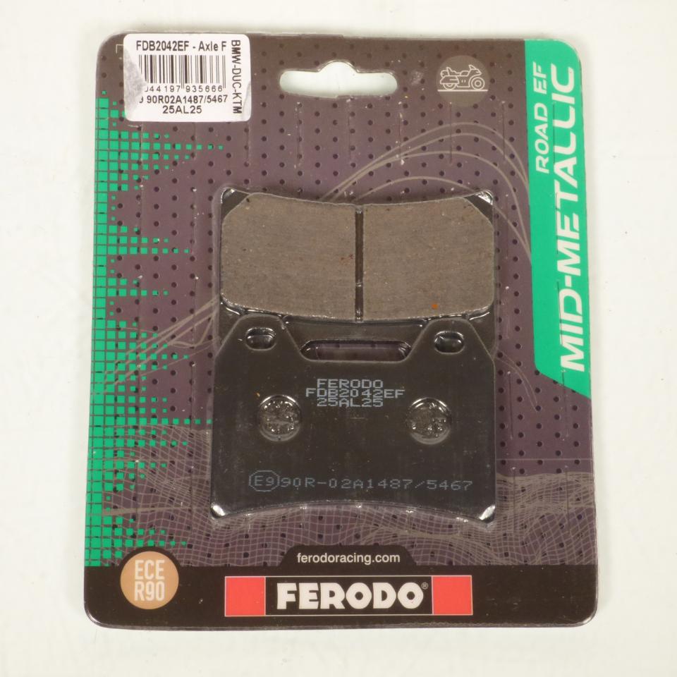 Plaquette de frein Ferodo pour Moto Cagiva 1000 Raptor 2000 à 2005 M200/M201 / AV Neuf