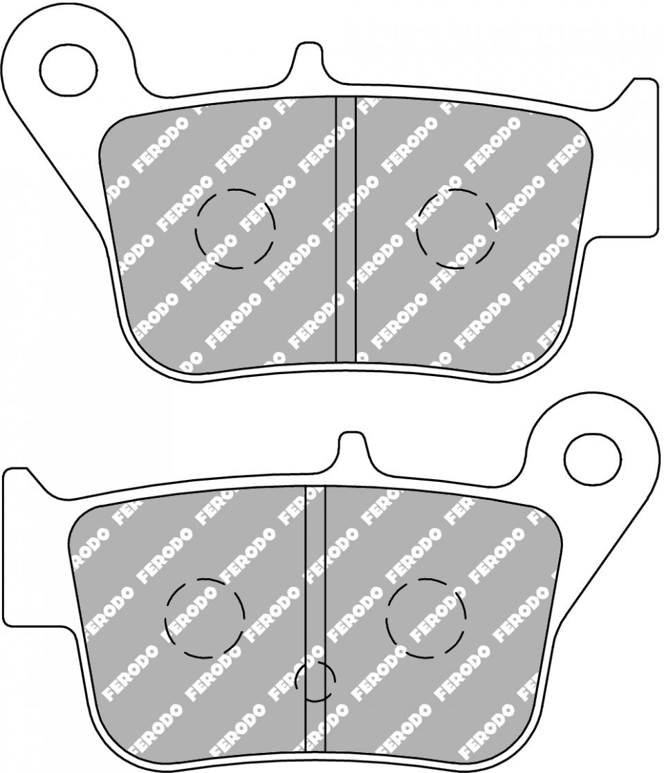 Plaquette de frein Ferodo pour Scooter Sym 600 Maxsym 2014 à 2019 AR Neuf
