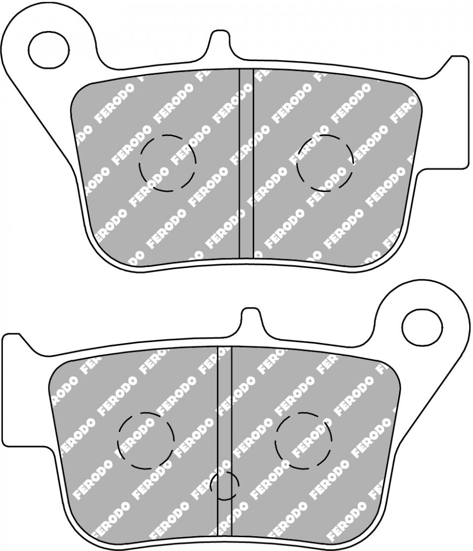 Plaquette de frein Ferodo pour Scooter Sym 600 Maxsym 2014 à 2019 AR Neuf